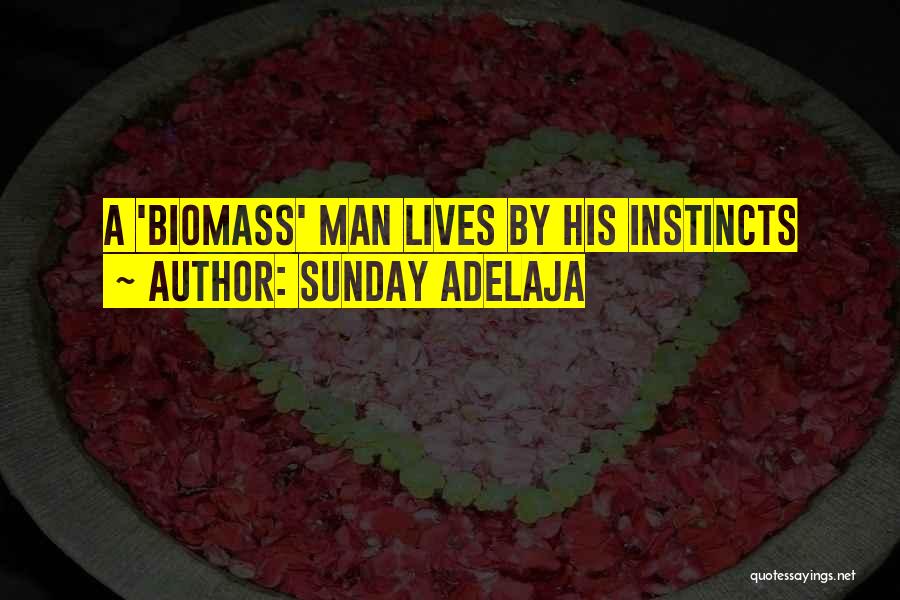 Sunday Adelaja Quotes: A 'biomass' Man Lives By His Instincts