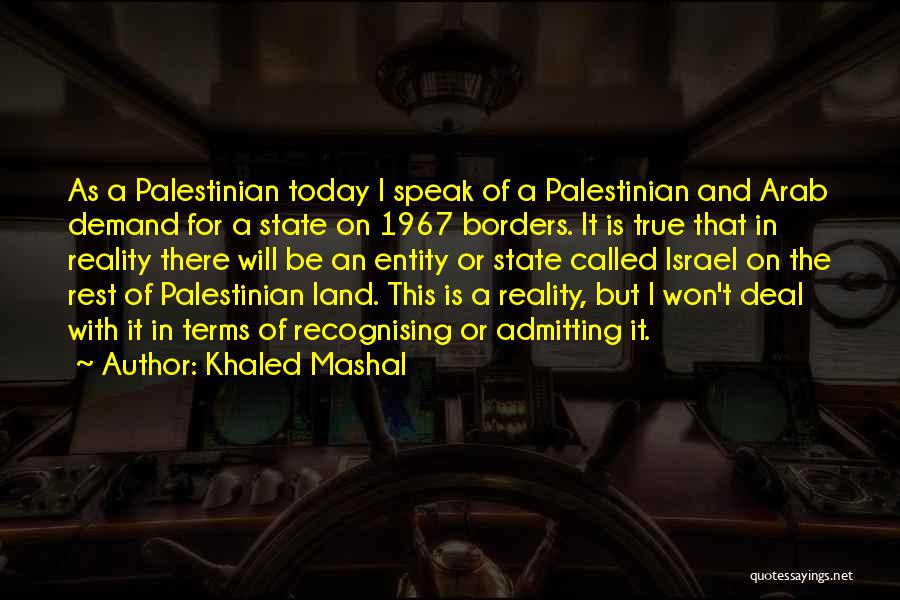 1967 Quotes By Khaled Mashal