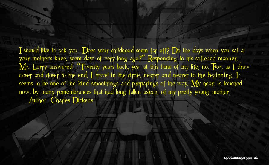 Charles Dickens Quotes: I Should Like To Ask You: Does Your Childhood Seem Far Off? Do The Days When You Sat At Your