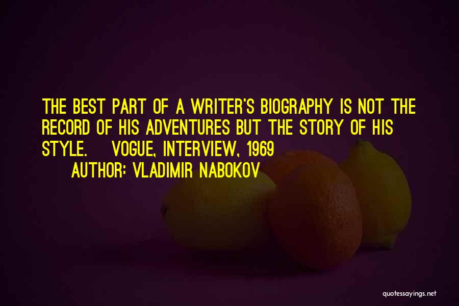 1969 Quotes By Vladimir Nabokov