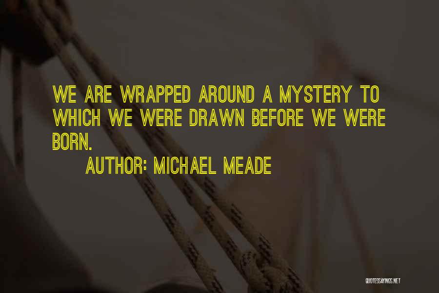 Michael Meade Quotes: We Are Wrapped Around A Mystery To Which We Were Drawn Before We Were Born.