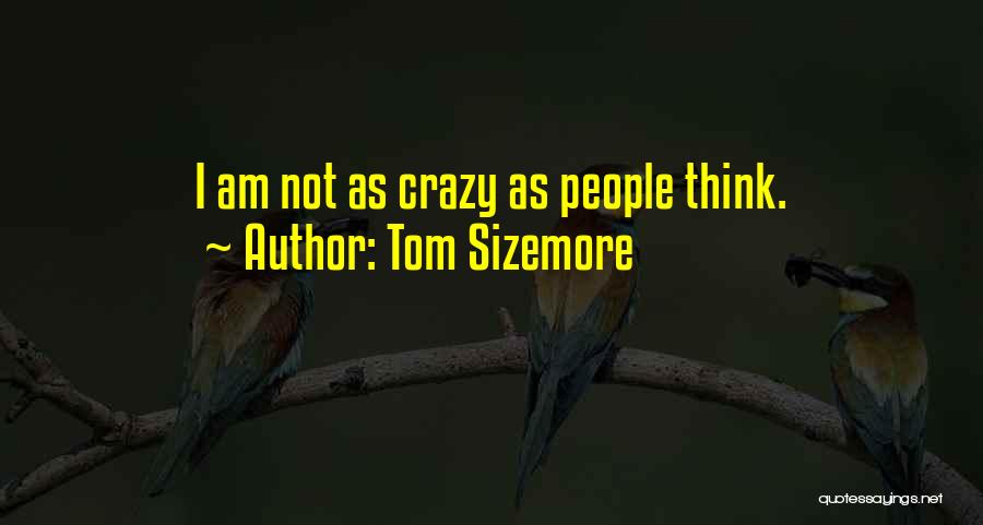 Tom Sizemore Quotes: I Am Not As Crazy As People Think.