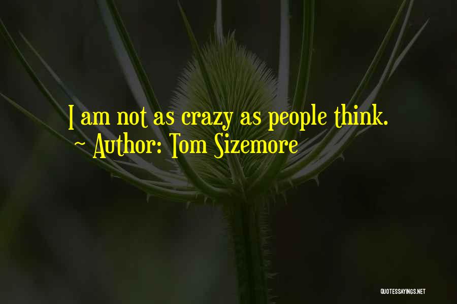 Tom Sizemore Quotes: I Am Not As Crazy As People Think.