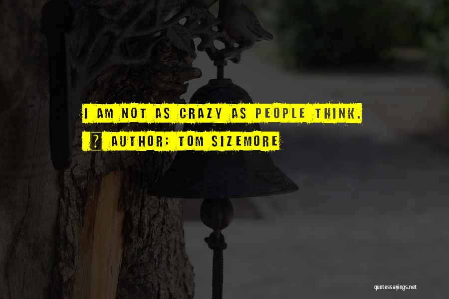 Tom Sizemore Quotes: I Am Not As Crazy As People Think.