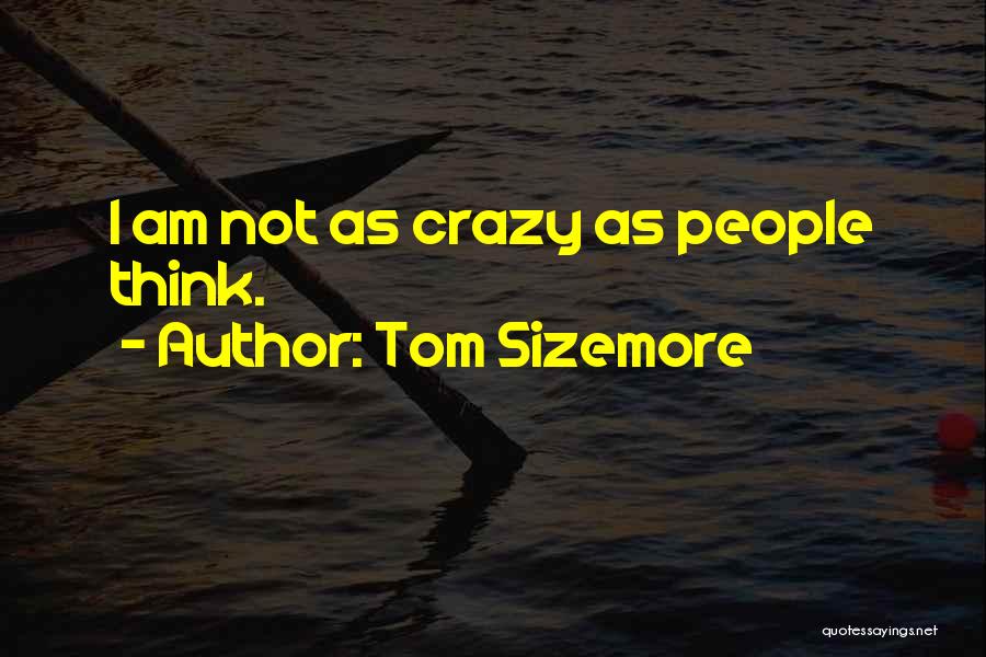 Tom Sizemore Quotes: I Am Not As Crazy As People Think.