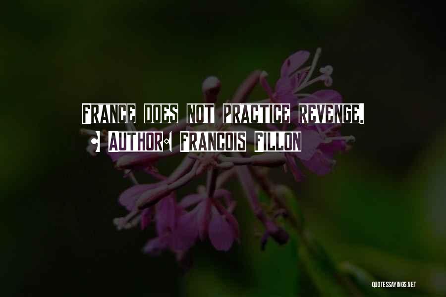 Francois Fillon Quotes: France Does Not Practice Revenge.