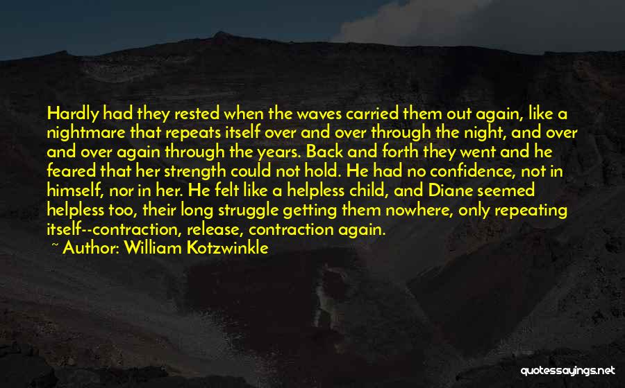 William Kotzwinkle Quotes: Hardly Had They Rested When The Waves Carried Them Out Again, Like A Nightmare That Repeats Itself Over And Over