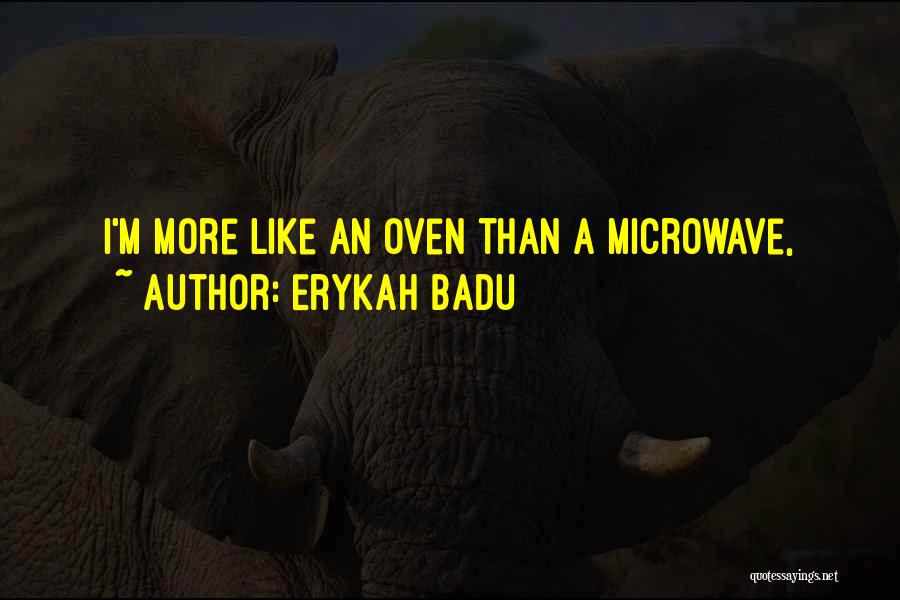 Erykah Badu Quotes: I'm More Like An Oven Than A Microwave,