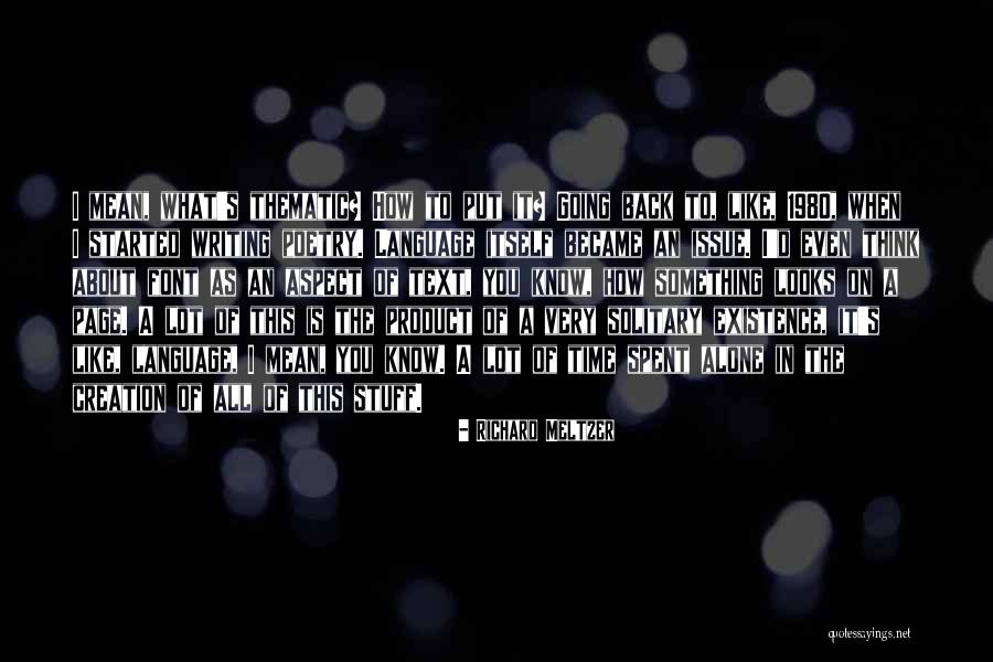 1980 Quotes By Richard Meltzer 1980 Quotes By Richard Meltzer