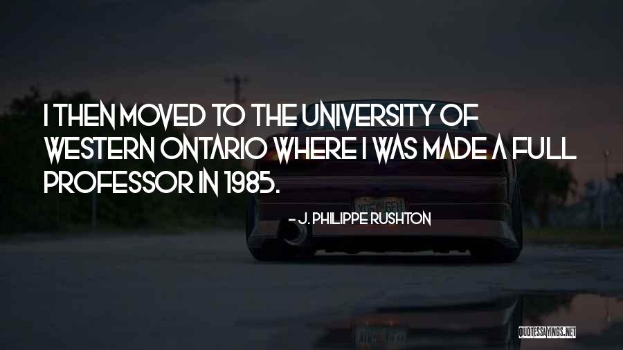 1985 Quotes By J. Philippe Rushton 1985 Quotes By J. Philippe Rushton