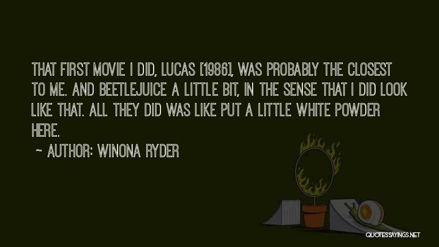 1986 Movie Quotes By Winona Ryder