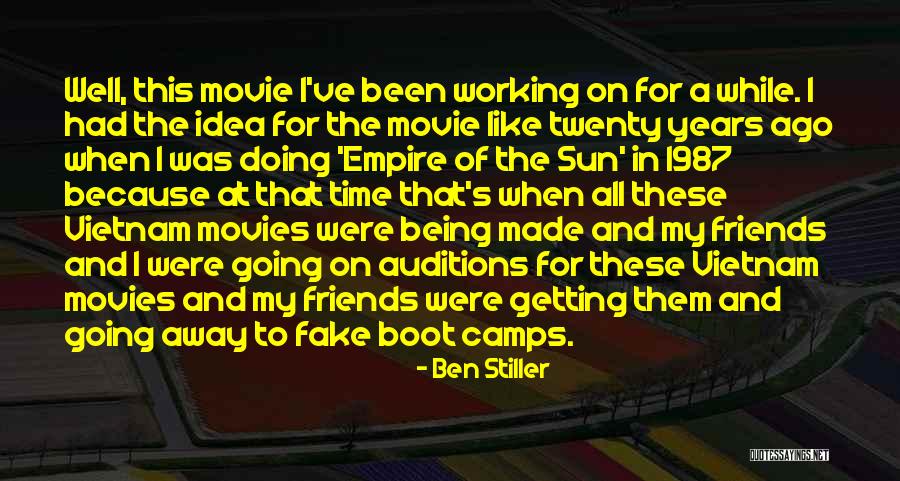 1987 Movie Quotes By Ben Stiller