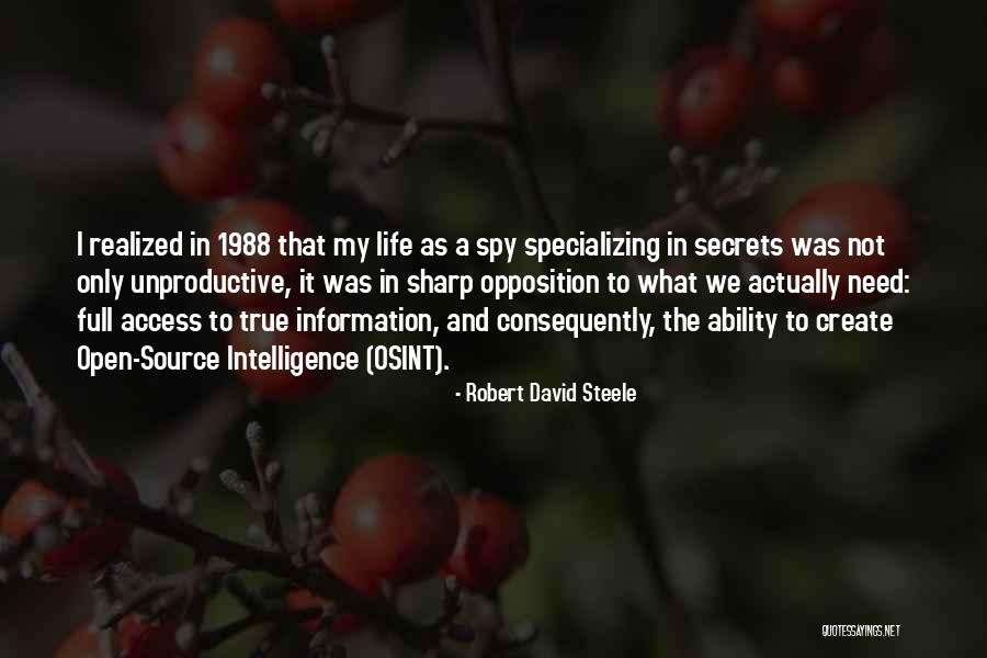 1988 Quotes By Robert David Steele