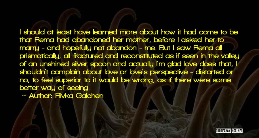 Rivka Galchen Quotes: I Should At Least Have Learned More About How It Had Come To Be That Rema Had Abandoned Her Mother,