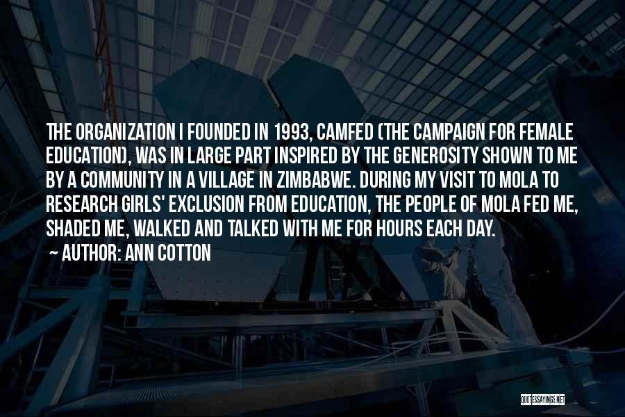 1993 Quotes By Ann Cotton