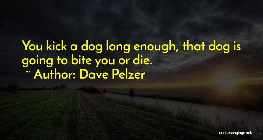 Dave Pelzer Quotes: You Kick A Dog Long Enough, That Dog Is Going To Bite You Or Die.