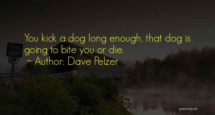 Dave Pelzer Quotes: You Kick A Dog Long Enough, That Dog Is Going To Bite You Or Die.