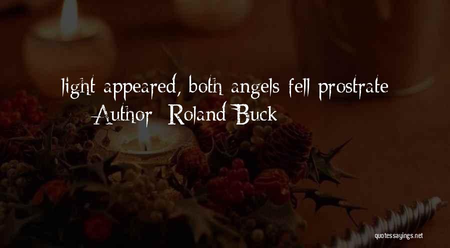 Roland Buck Quotes: Light Appeared, Both Angels Fell Prostrate
