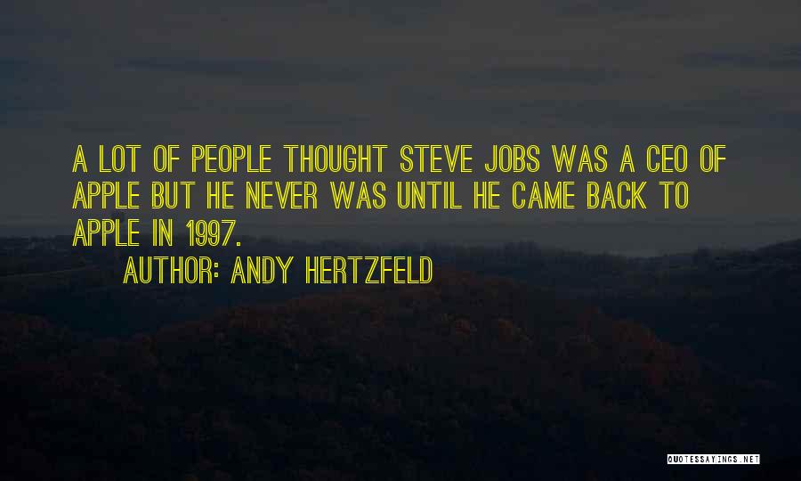 1997 Quotes By Andy Hertzfeld