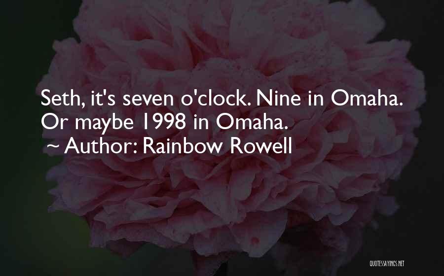 1998 Quotes By Rainbow Rowell