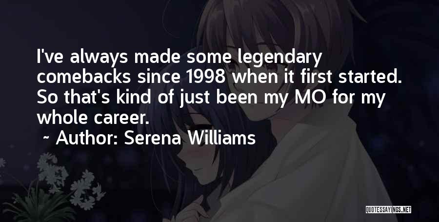 1998 Quotes By Serena Williams