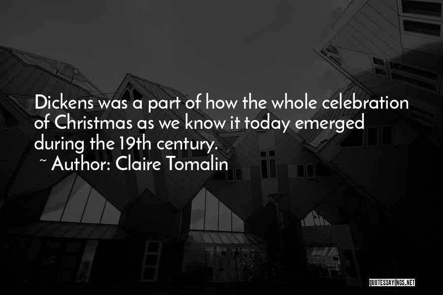 19th Century Christmas Quotes By Claire Tomalin