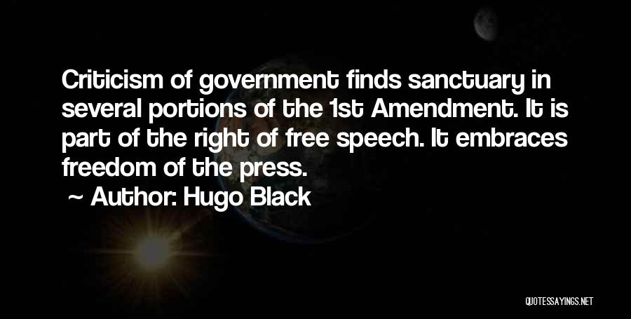 1st Amendment Quotes By Hugo Black