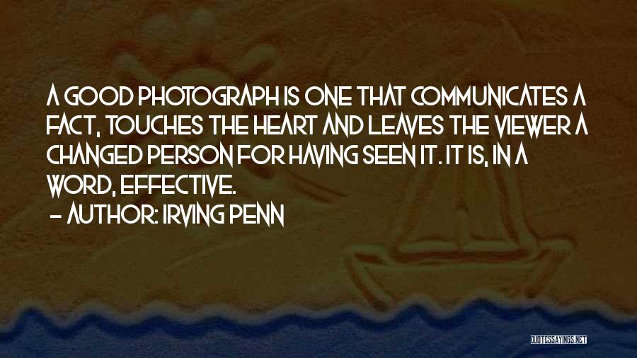 2 3 Word Inspirational Quotes By Irving Penn