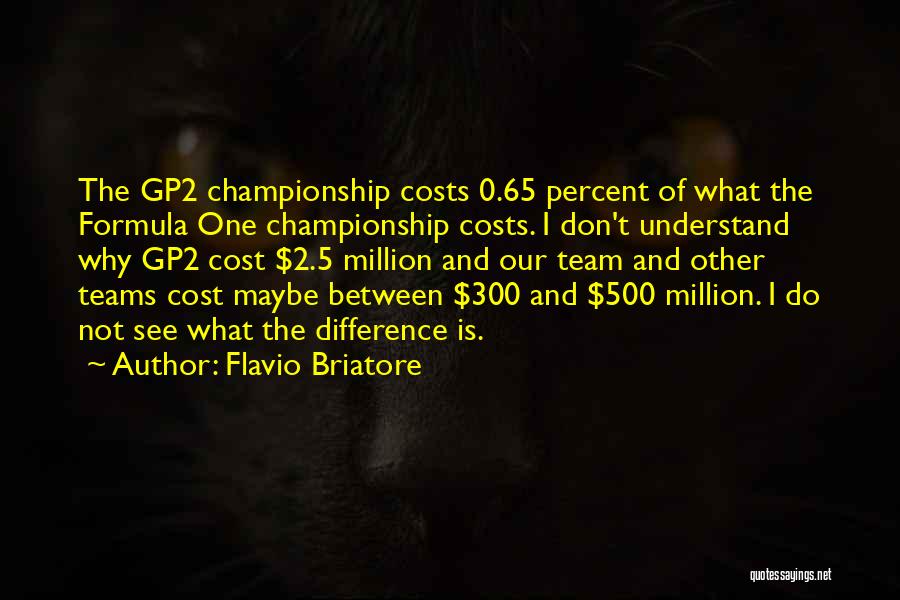 2.5 Million Quotes By Flavio Briatore