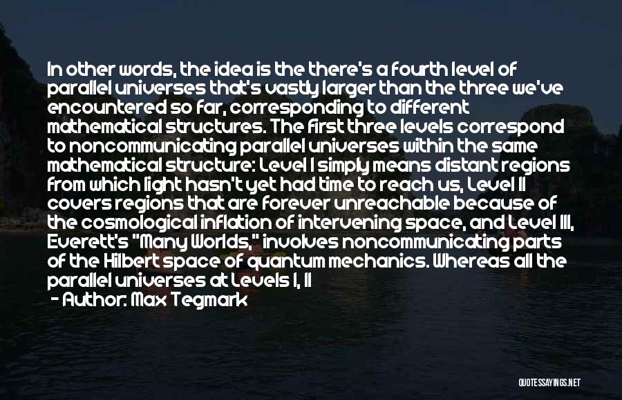 2 Different Worlds Quotes By Max Tegmark