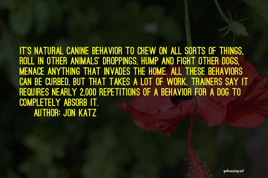 2 Dog Quotes By Jon Katz