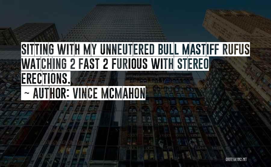 2 Fast 2 Furious Quotes By Vince McMahon