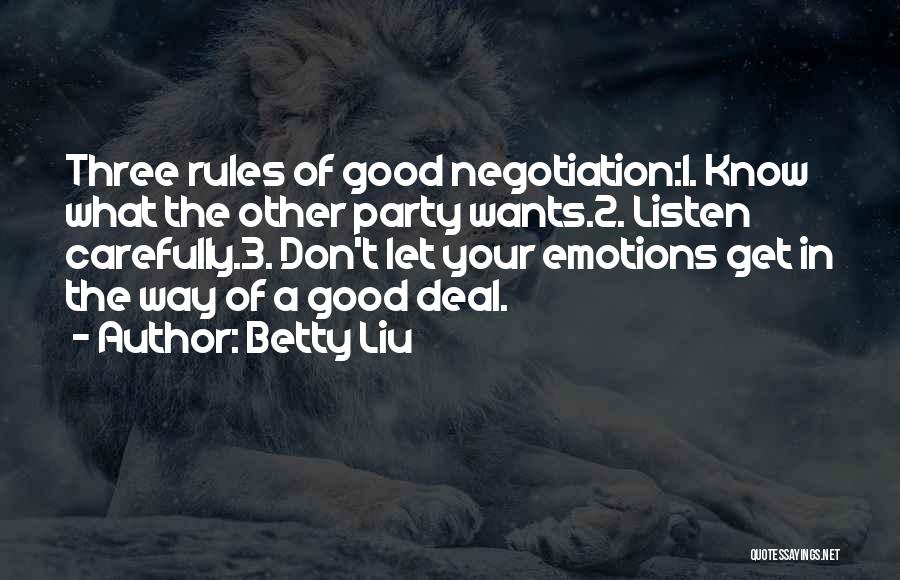 2 Good Quotes By Betty Liu