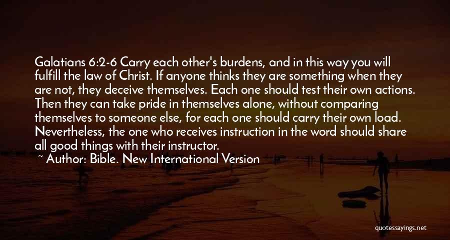 2 Good Quotes By Bible. New International Version