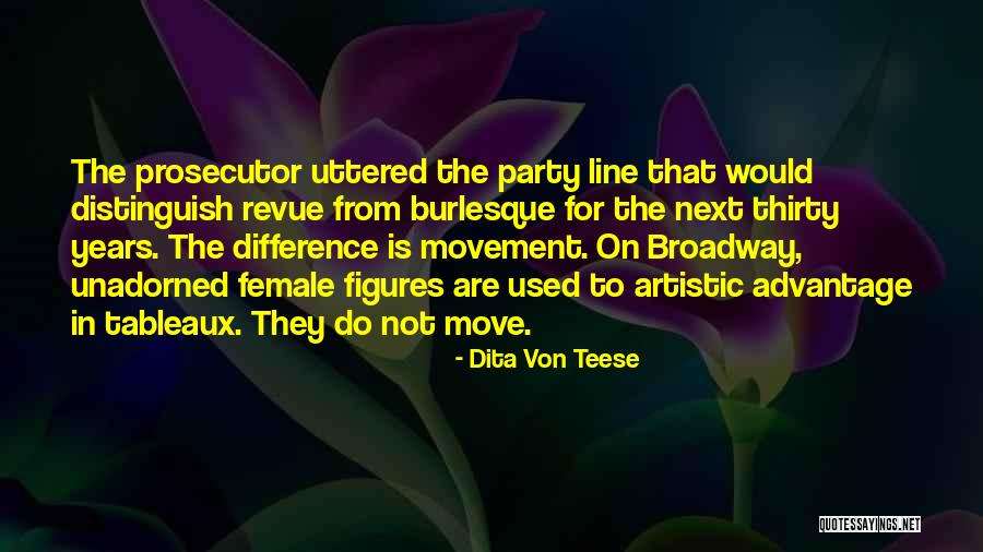 2 Line Quotes By Dita Von Teese