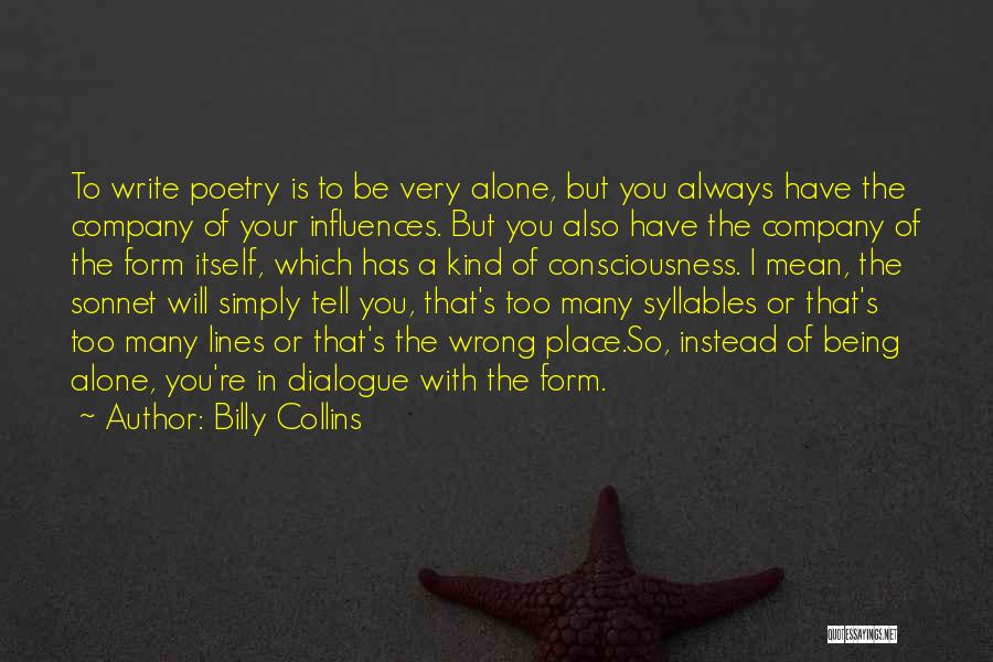 2 Lines Quotes By Billy Collins