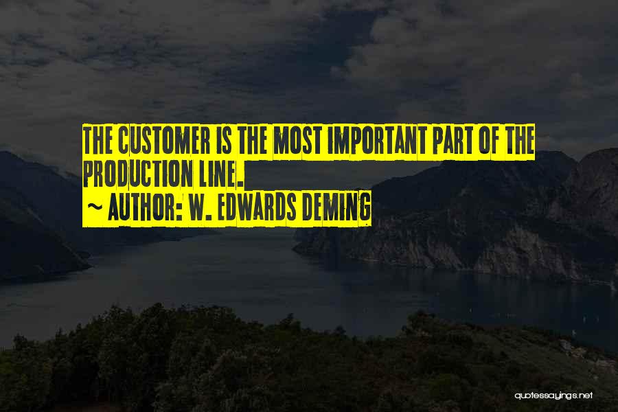 2 Lines Quotes By W. Edwards Deming