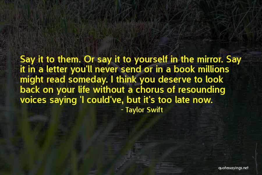 2 Or 3 Letter Quotes By Taylor Swift