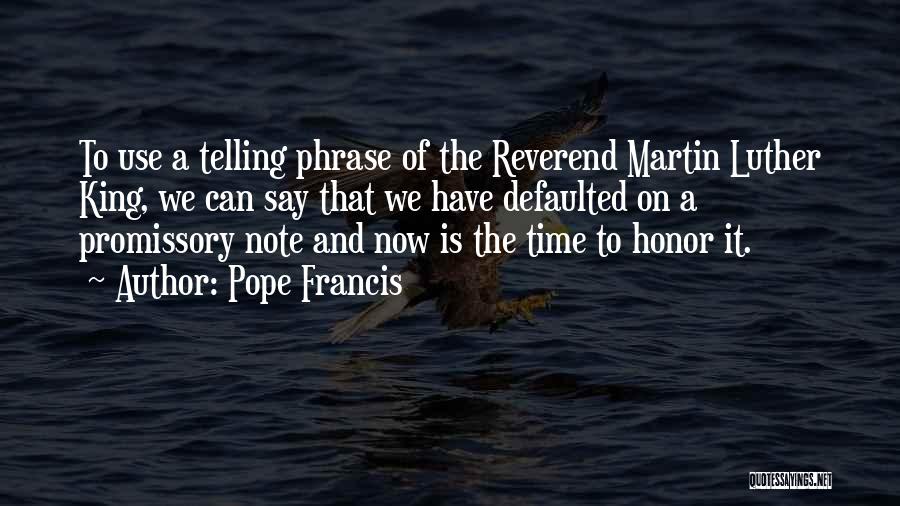 2 Phrase Quotes By Pope Francis