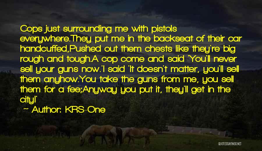 2 Pistols Quotes By KRS-One