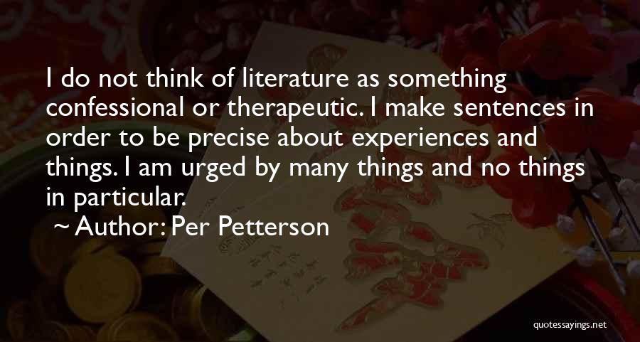 2 Sentences Quotes By Per Petterson