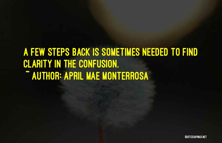 2 Steps Back Quotes By April Mae Monterrosa