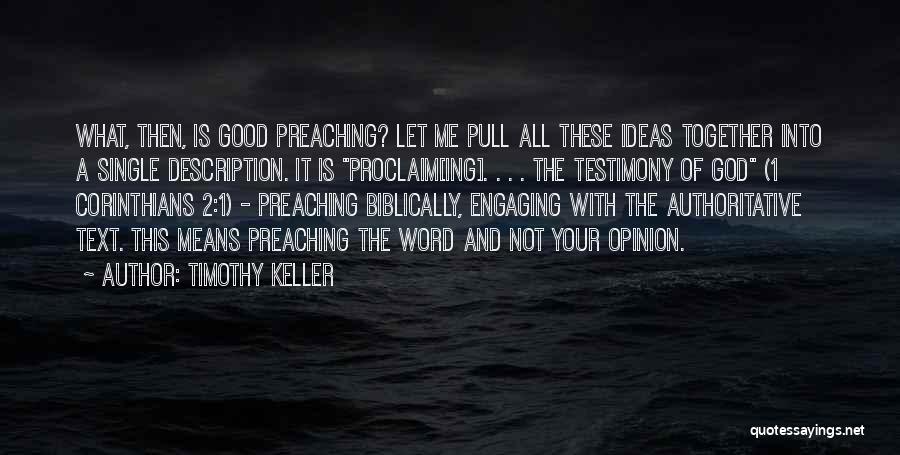 2 Timothy Quotes By Timothy Keller