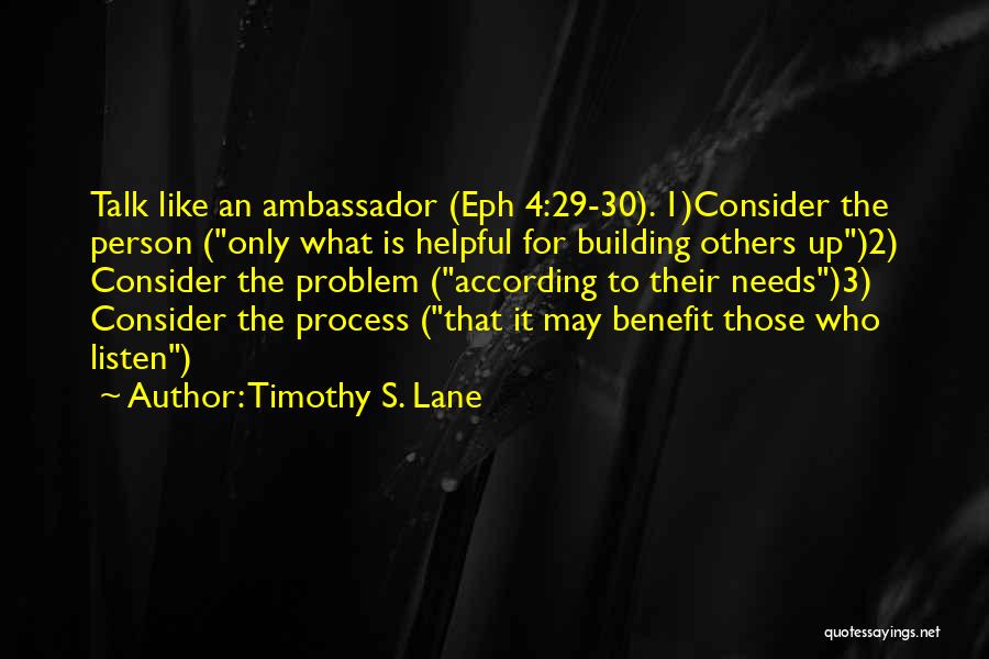 2 Timothy Quotes By Timothy S. Lane