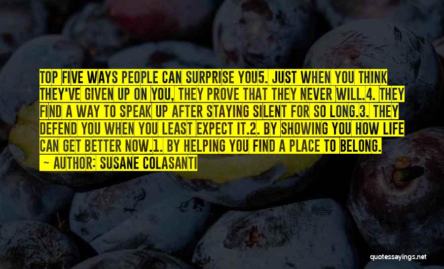 2 Way Quotes By Susane Colasanti