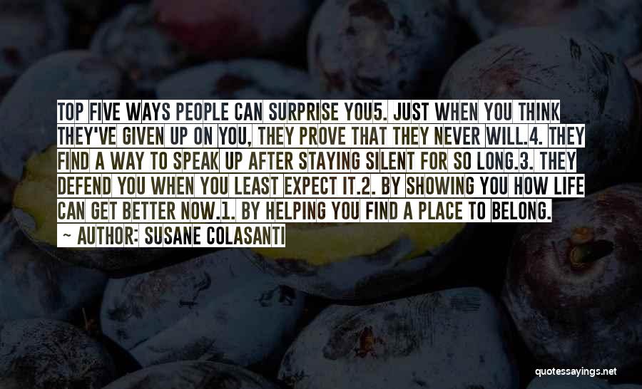 2 Ways Quotes By Susane Colasanti