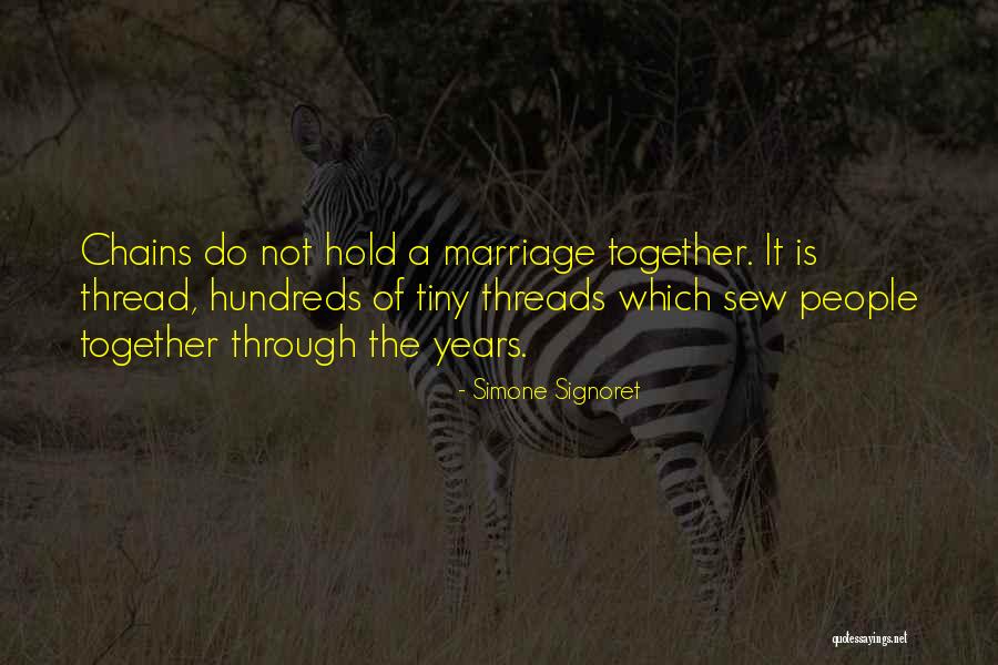 2 Years Together Love Quotes By Simone Signoret