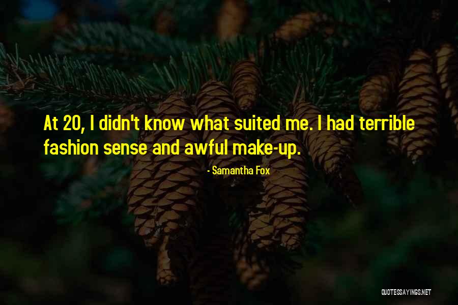 20 Best Fashion Quotes By Samantha Fox 20 Best Fashion Quotes By Samantha Fox