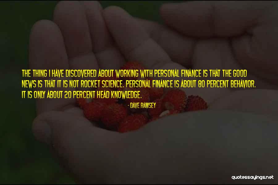 20 Percent Quotes By Dave Ramsey