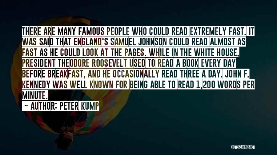 200 Famous Quotes By Peter Kump